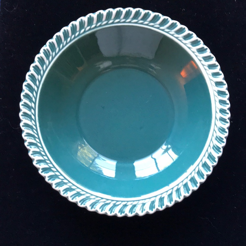 Vintage Harker Pottery Celadon Green Bowl w